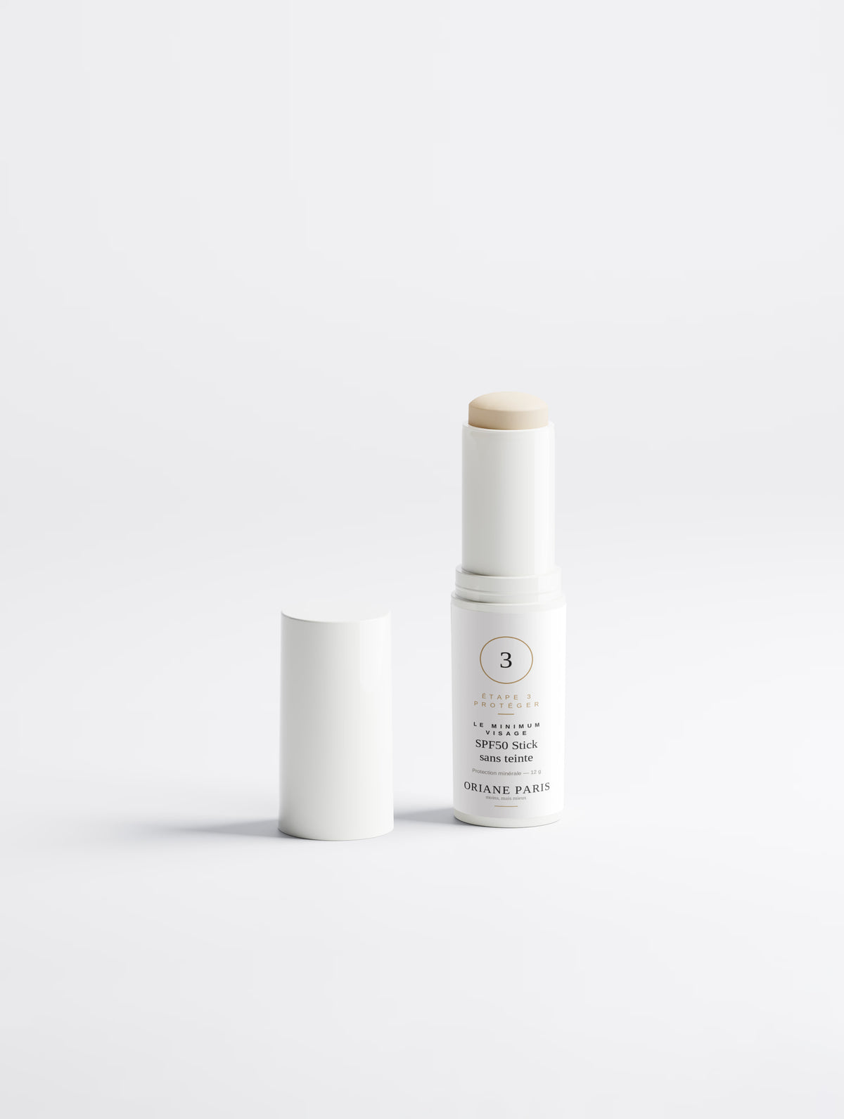 Oriane Paris – Stick Solaire SPF50 Sans Teinte | Peaux Sensibles
